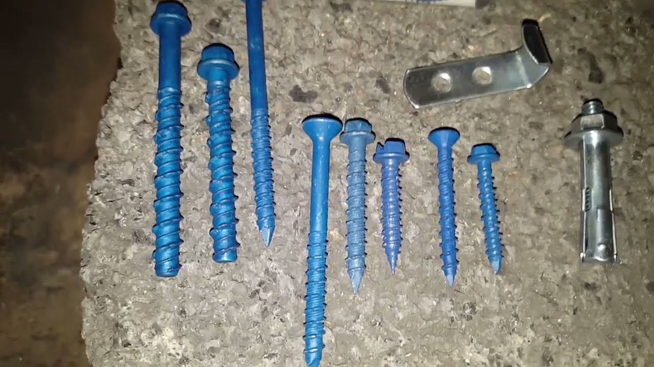 Concrete Anchors: Tapcon Screws, Expansion Anchors, Wedge Anchors ...