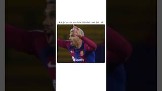 Araujo was SHOCKED 😳 😳 #football #shortsfeed #araújo #fcbarcelona #viralvideo #soccer