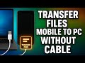 Send Files from Phone to PC in Seconds! 📲 No Cable, No Apps!