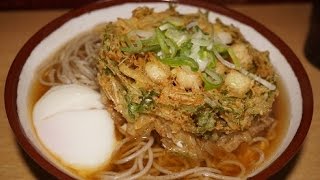 仙台めし 「そばの神田東一屋」の「小柱かき揚げそば」　KAKIAGE SOBA of Soba no Kanda.