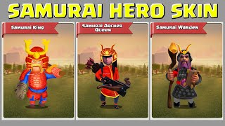 New Clash of clans Samurai Hero Skin [CONCEPT] | Coc Samurai hero skin | coc upcoming hero skin