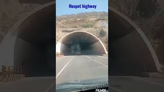 Beautiful Double Line Hospet Tunnel National Highway....