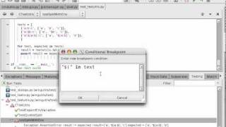 Debugging Unit Tests in Wing IDE