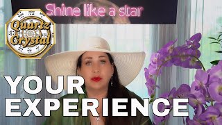 YOUR EXPERIENCE IS ALL YOU ... THE MATRIX, QUARTZ CRYSTAL