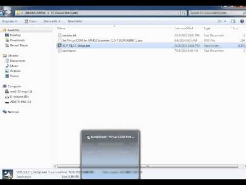 Install USB Virtual COM Port Driver for C1D STM32 Scanner on Windows 7 32bit O.S Install USB Virtual COM Port Driver for C1D STM32 Scanner on Windows 7 32bit O.S