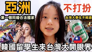 韓國Youtuber大讚台灣文化很開放和尊重，在韓國不可能會發生