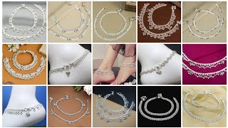 Latest 2025 Silver Anklets Designs with weight \u0026 price || Simple trendy payel ki design|| Ep-9