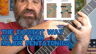 CAGED CHORD LESSON #7 Hunting & Playing ANY MAJOR Pentatonic Scale You Need, Any Box, Any Time!