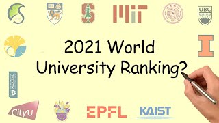 Top 100 University in the World - QS World University Ranking 2021