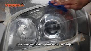 Visbella® Headlight Lens Restoration Kit (Yellow and Blurry Lens Solution)