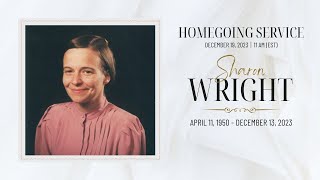 Homegoing Service for Sis. Sharon Wright