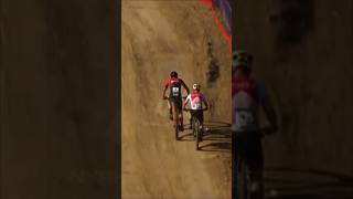 Nino Schurter slipped at the last corner #xco#mtb #nino #bike