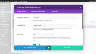 The Divi Builder Countdown Timer Module