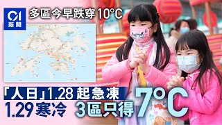 寒冷初四｜坪洲今早跌穿10度　天文台料人日急凍　初八多區單位數