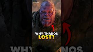 Why Did Thanos LOSE In Endgame?