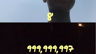 Boy Counts from 1 to 1 Billion (Guinness World Record) #Shorts