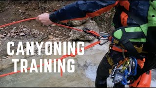 Canyoning training weekend with Stage-Canyoning.com