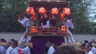 2016/7/16　八幡市太鼓まつり　一区　町内巡行