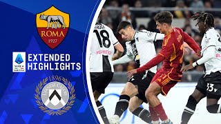 Roma vs. Udinese : Extended Highlights | Serie A | CBS Sports Golazo