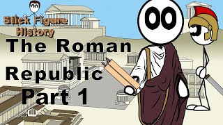 Julius Caesar Ep. 2 - The Roman Republic Part 1 - An Animated History Lesson - Stick Figure History