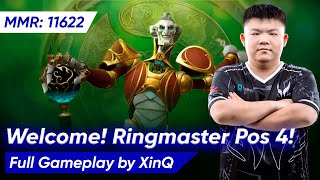 ❗XinQ NEW HERO RINGMASTER SUPPORT | Dota 2 Pro Gameplay