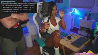 Streamer's husband voices over a coomer chat message