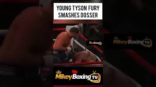 TYSON FURY KNOCKOUT DOSSER #tyson #boxing #fight #furywhyte