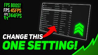 Change This ONE SETTING Now to Optimize Windows 10 for Gaming - Boost FPS in ALL GAMES!  (2023)