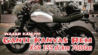 GANTI SEPATU REM YAMAHA XSR 155