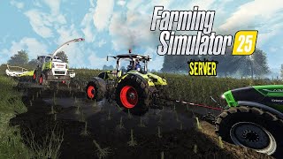 Farming Simulátor 25 Server #02 Pracujeme na našem poli a naše první technika!!!