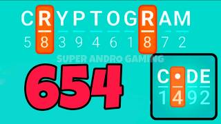CRYPTOGRAM 654