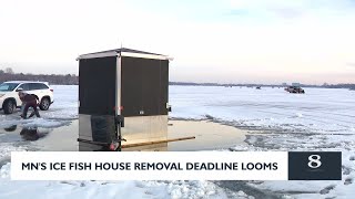 MN's ice fishing house removal deadline looms