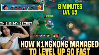 This is what K1NGKONG do to ACHIEVE early MAX LEVEL...🤯🤯🤯