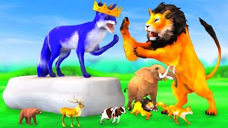 नीला रंगा सियार हाथी और शेर Nila Ranga Siyar Sher aur Hathi The Coloured Jackal Elephant Lion Story