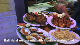 Jimbaran beach STREET side restaurants | Best Seafood in Bali WITH SUNSET | Indonesia |