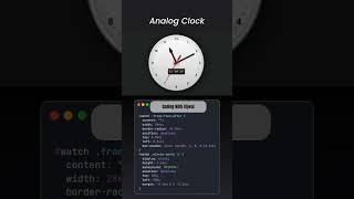 Create a REALISTIC Analog Clock Using HTML, CSS & JavaScript ⏰
