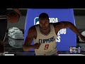 denver nuggets vs la clippers nba 2k22 gameplay nintendo switch 1080p