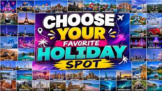 Choose Your Favorite Holiday Spot 🌍✈️ | Dream Vacation This or That Challenge | Travel Challenge