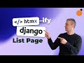 HTMX-ify a Django list page!