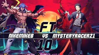 BBTAG 2.0 FT10 NikeMikeB (Akihiko/Azrael) vs MysteryRacer21 (Adachi/Naoto S.)