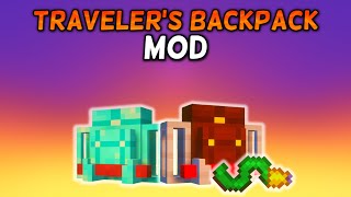 Minecraft: TRAVELER'S BACKPACK MOD | Minecraft Mods Showcase 1.19+