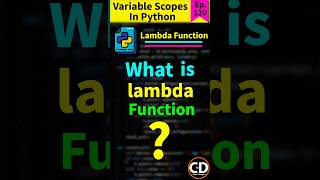 What is lambda function in Python? - Python Short Series Ep. 120 #python #coding #programming