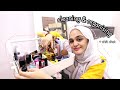 CLEANING & ORGANIZING | Makeup & Skincare ! + Fav product