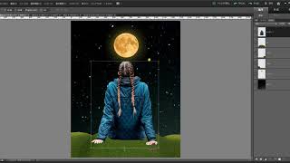 Photoshop Elementsで作る「月光」