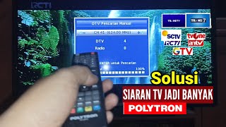 Cara Memprogram tv digital POLYTRON Yang Hilang Dan tidak Ditemukan