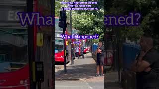 What happened? Hounslow High Street blocked with few police cars \u0026 public transport diverted