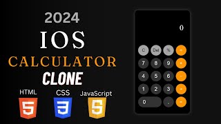 Build an iOS (IPhone) Calculator with HTML, CSS & JavaScript | Web Development Tutorials