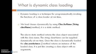 Difference between static class loading and dynamic class lo