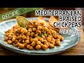 Braised Chickpeas Healthy Mediterranean style