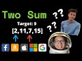 Two Sum LeetCode Question Explained | Full Map Solution Walkthrough